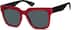 Premium Square Sunglasses 1119218 in Red