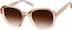 Premium Oval Sunglasses 1119615 in Tawny
