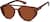 Angle view of Aviator Sunglasses 1119715 in Brown thumbnail
