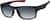 Angle view of Rectangle Sunglasses 1120021 in Black thumbnail
