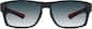 Front view of Rectangle Sunglasses 1120021 in Black thumbnail