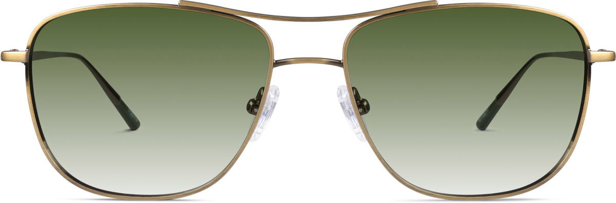 Gold Premium Aviator Sunglasses #1120114 | Zenni Optical
