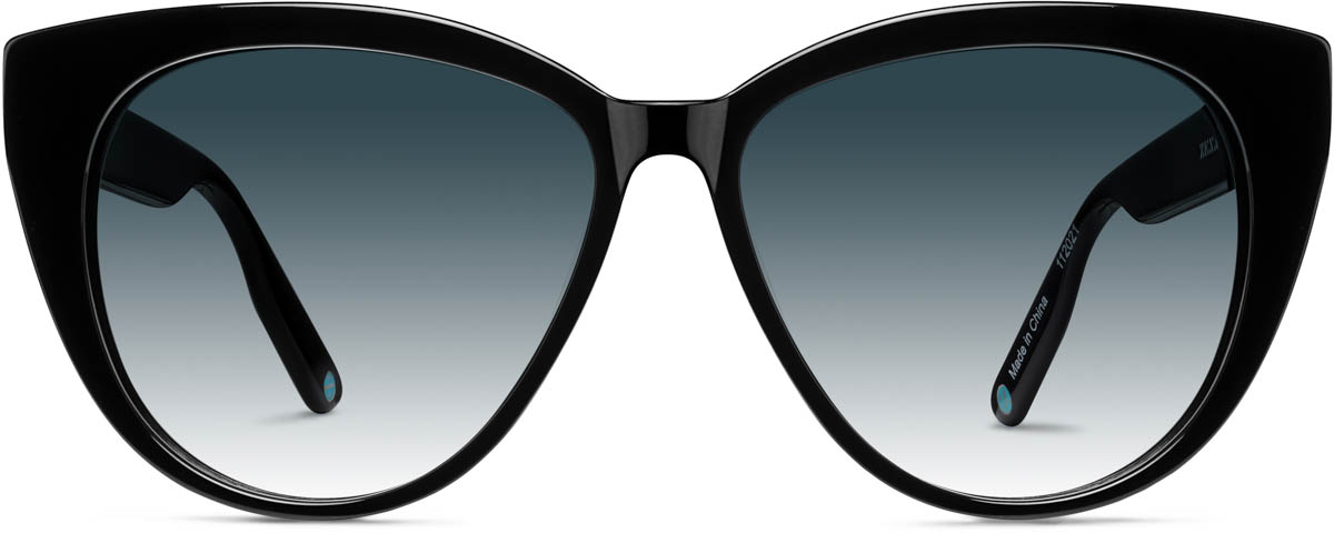 Black Cat-Eye Sunglasses