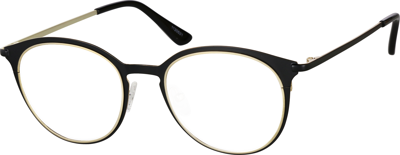 Usaタカ*Smile Black Round Sunglasses #1120521 | Zenni Optical