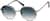 Angle view of Round Sunglasses 1120712 in Gunmetal thumbnail