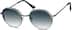 Round Sunglasses 1120712 in Gunmetal