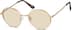Round Sunglasses 1120714 in Gold