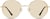 Front view of Round Sunglasses 1120714 in Gold thumbnail