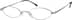 Oval Glasses 1121011 in Silver