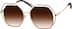 Premium Geometric Sunglasses 1121225 in Gold