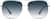Front view of Aviator Sunglasses 1121611 in Silver thumbnail