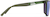 Side view of Zunnies - Square Sports Sunglasses 1121724 in Green thumbnail