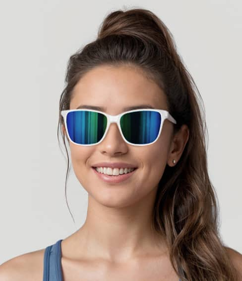 Image of Square Sports Sunglasses