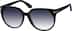 Premium Round Sunglasses 112321 in Black