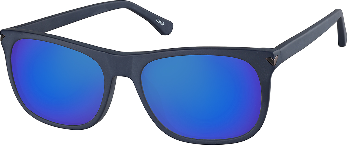 Blue La Brea Square Sunglasses #112416 | Zenni Optical