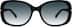 Oval Sunglasses 112521 in Black