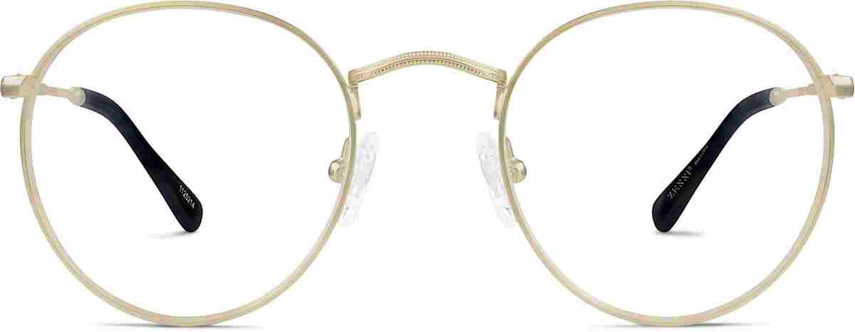 Gold Sepulveda Round Glasses