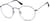 Angle view of Sepulveda Round Glasses 1125216 in Blue thumbnail