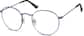 Angle view of Sepulveda Round Glasses 1125216 in Blue thumbnail