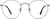 Front view of Sepulveda Round Glasses 1125216 in Blue thumbnail