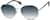 Angle view of Aviator Sunglasses 1125811 in Silver thumbnail