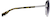 Side view of Aviator Sunglasses 1125811 in Silver thumbnail