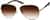 Angle view of Aviator Sunglasses 1126014 in Gold thumbnail