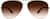 Front view of Aviator Sunglasses 1126014 in Gold thumbnail