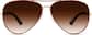 Front view of Aviator Sunglasses 1126025 in Tortoiseshell thumbnail