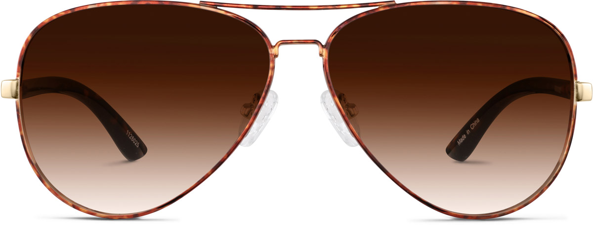 Tortoiseshell Aviator Sunglasses