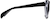 Side view of Mulholland Sunglasses 112621 in Black thumbnail