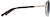 Side view of Aviator Sunglasses 1126214 in Gold thumbnail