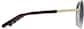 Side view of Aviator Sunglasses 1126214 in Gold thumbnail
