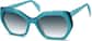 Angle view of Mulholland Sunglasses 112624 in Blue thumbnail