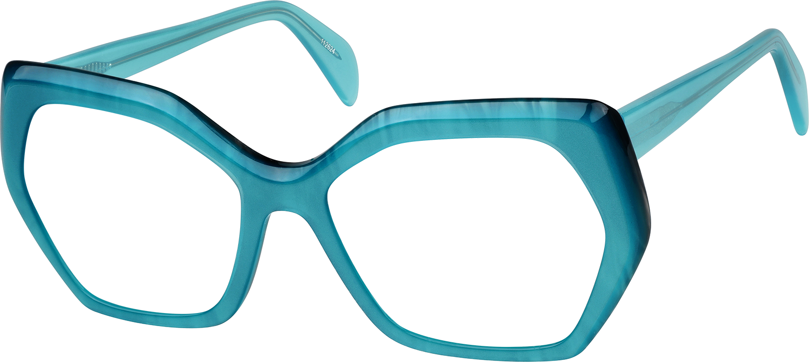 Angle view of Mulholland Sunglasses 112624 in Blue