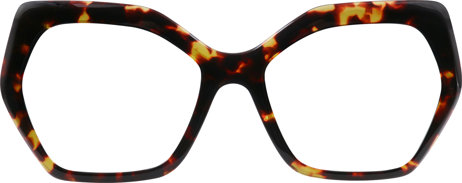 Front view of Mulholland Sunglasses 112625 in Tortoiseshell