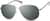 Angle view of Aviator Sunglasses 1126511 in Silver thumbnail
