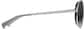 Side view of Aviator Sunglasses 1126511 in Silver thumbnail