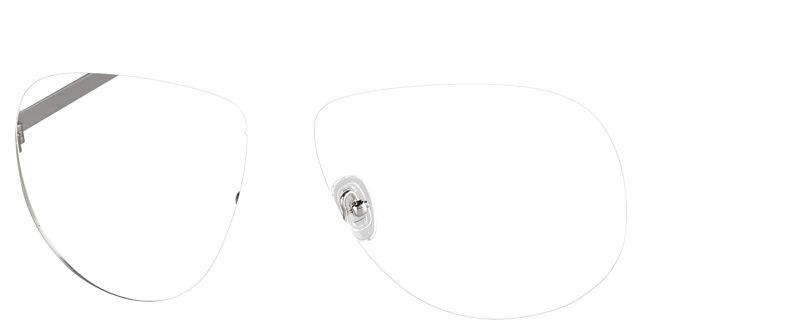 Silver Aviator Sunglasses #1126511 | Zenni Optical