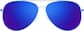 Front view of After Hours Glasses 1126716 in Blue thumbnail