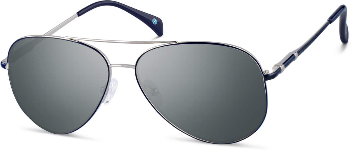 Zenni Aviator RX Sunglasses Gold Tortoise Shell Stainless Steel Full Rim Frame, Spring Hinges, Nose Pads, Custom Engraving, Blokz Blue Light Glasses