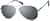 Angle view of Aviator Sunglasses 1126816 in Blue thumbnail