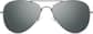 Front view of Aviator Sunglasses 1127512 in Gray thumbnail