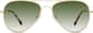 Front view of Aviator Sunglasses 1127514 in Gold thumbnail