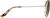 Side view of Aviator Sunglasses 1127514 in Gold thumbnail