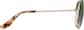 Side view of Aviator Sunglasses 1127514 in Gold thumbnail