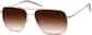 Angle view of Presidio Glasses 1127814 in Gold thumbnail