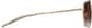 Side view of Presidio Glasses 1127814 in Gold thumbnail