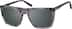 Premium Square Sunglasses 112812 in Gray