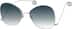 Premium Geometric Sunglasses 1128311 in Silver